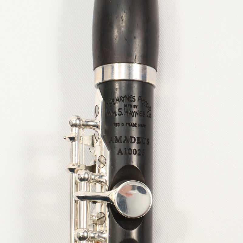 William S. Haynes Model AP86 'Amadeus' Grenadilla Piccolo SN 10025 OPEN BOX- for sale at BrassAndWinds.com