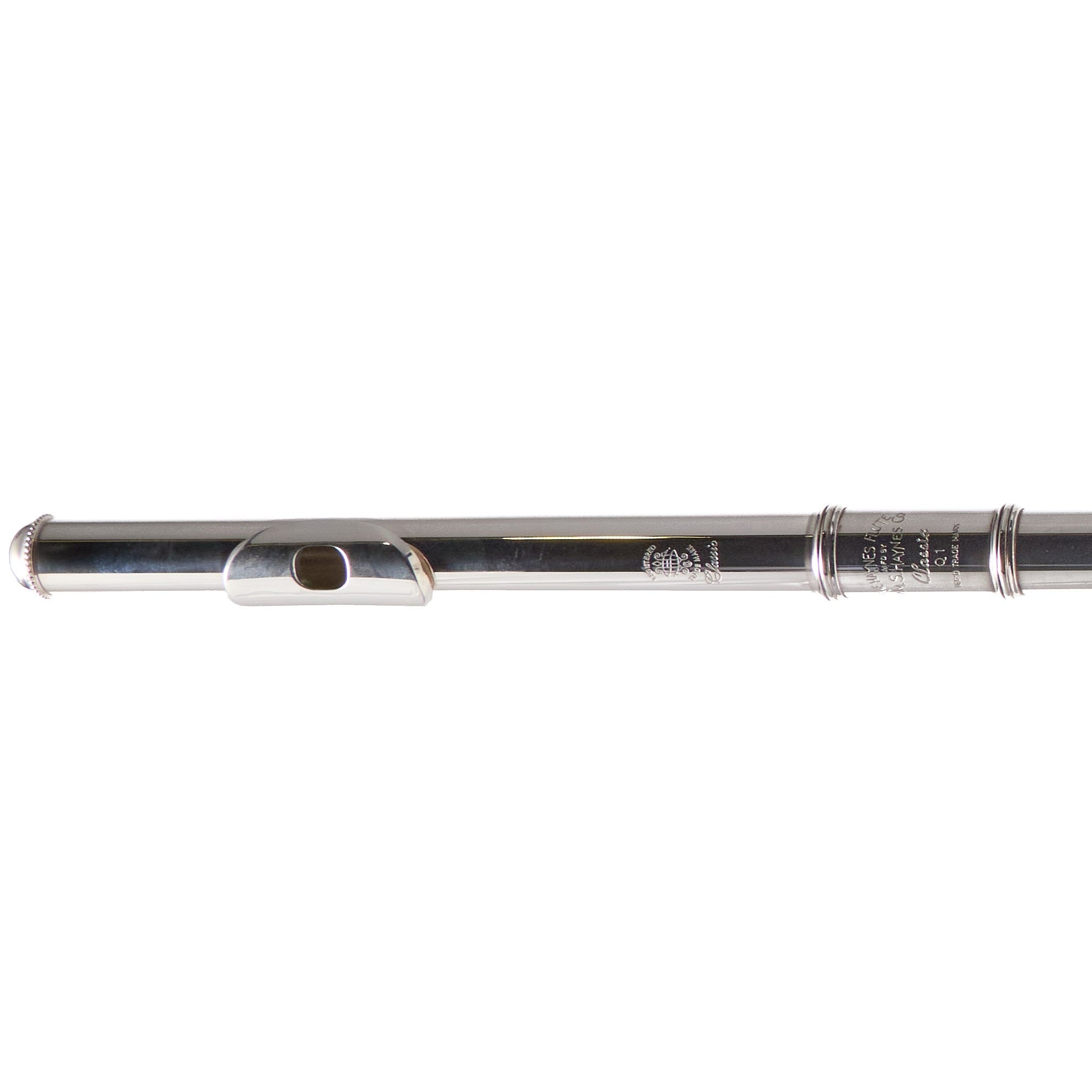 William S. Haynes Model Q1 Flute - B Foot, Open Holes, Offset G