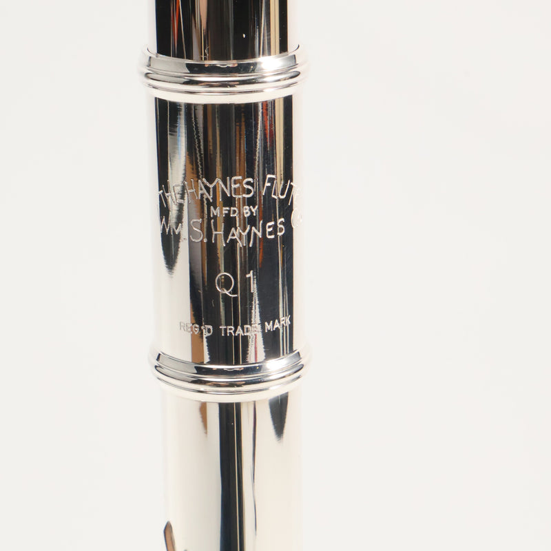 William S. Haynes Model Q1 Flute - Open Hole/ Offset G/ B Foot SN 9980 OPEN BOX- for sale at BrassAndWinds.com