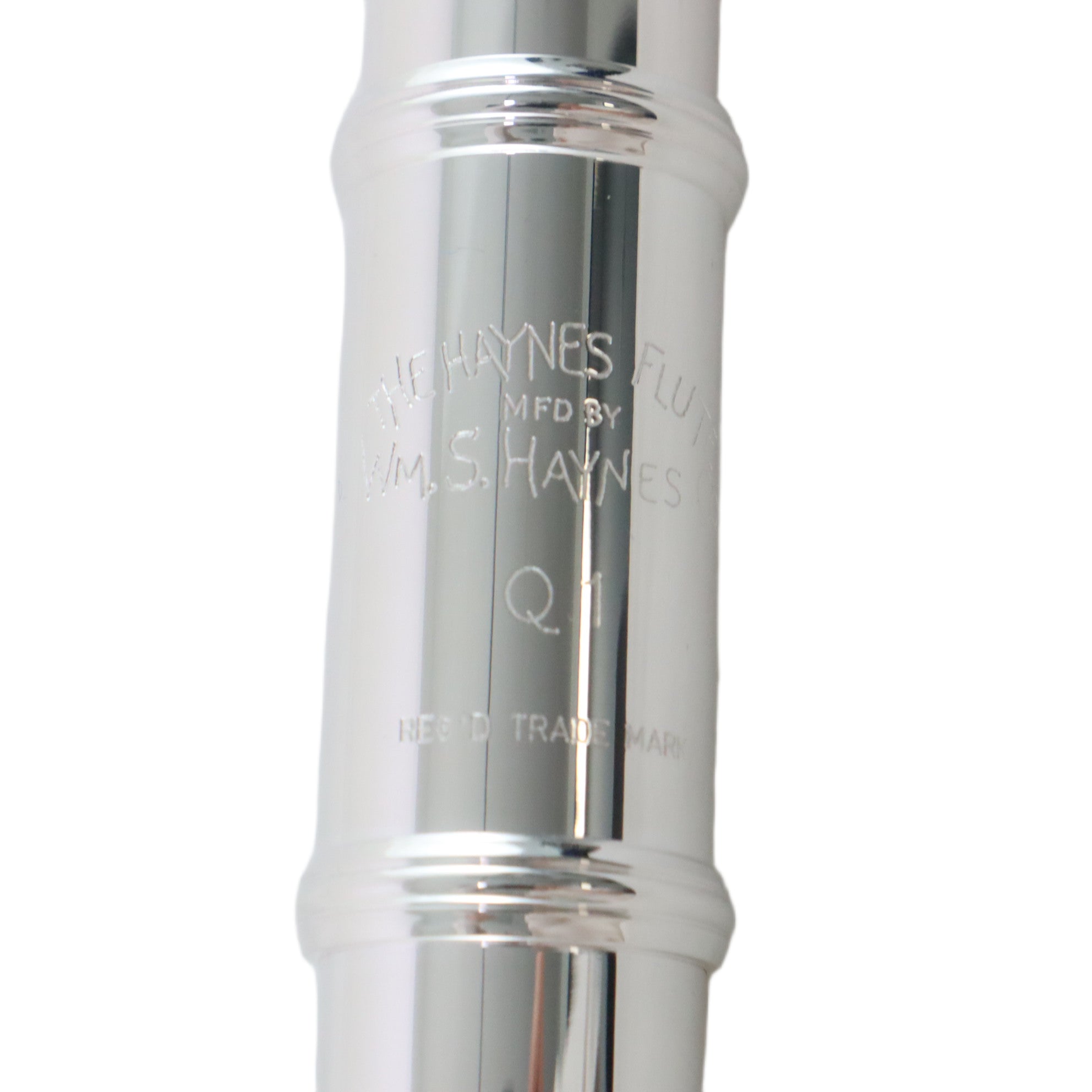 William S. Haynes Model Q1 OEC#B AGR Flute with Solid Silver Headjoint