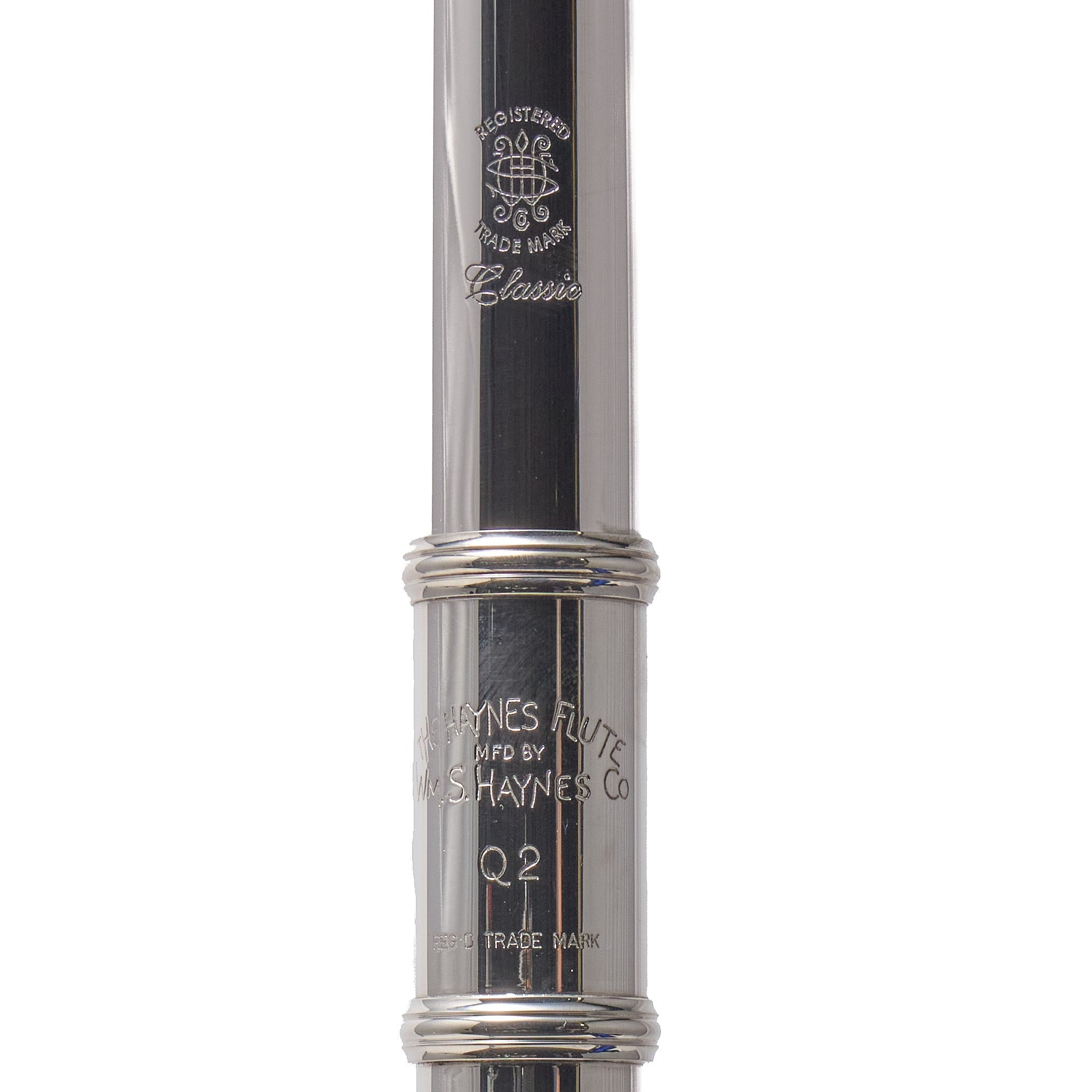 William S. Haynes Model Q2 Flute - B Foot, Open Holes, C# Trill, Offset G