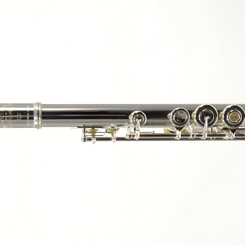 William S. Haynes Model Q2 Flute -Offset G/B Foot 14K Riser SN 100173 OPEN BOX- for sale at BrassAndWinds.com