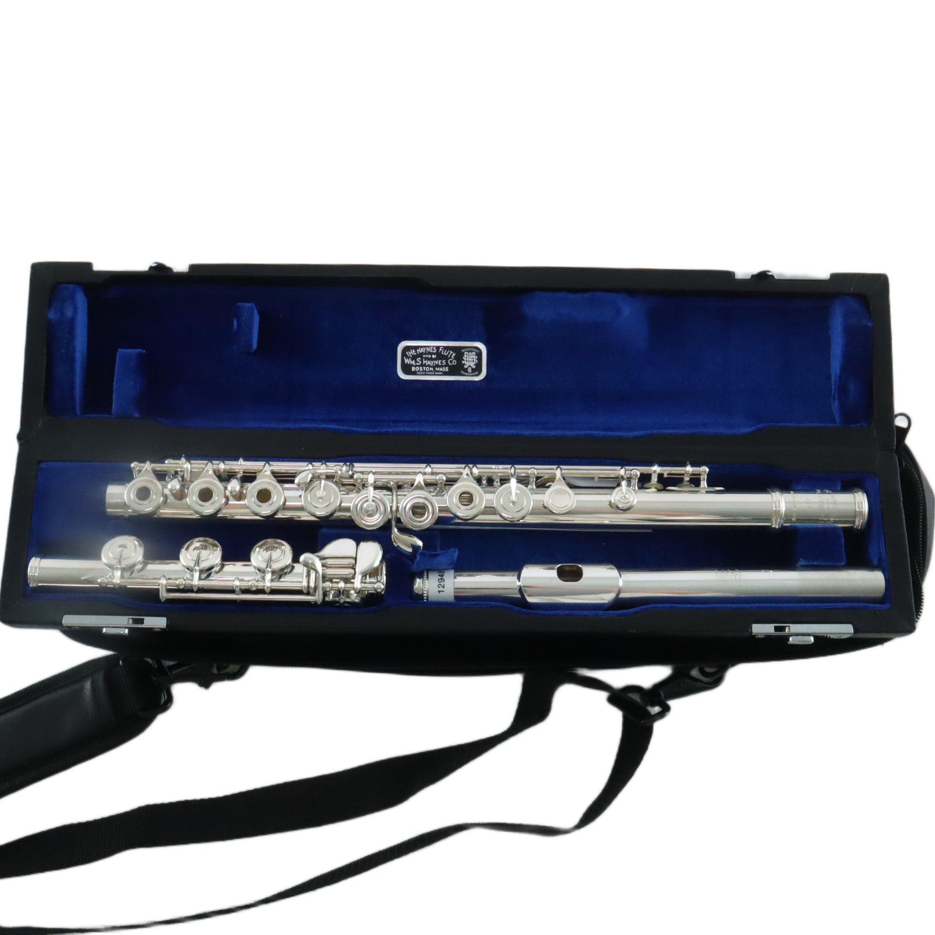 William S. Haynes Model Q4 OB AGRN Handmade Solid Silver Flute