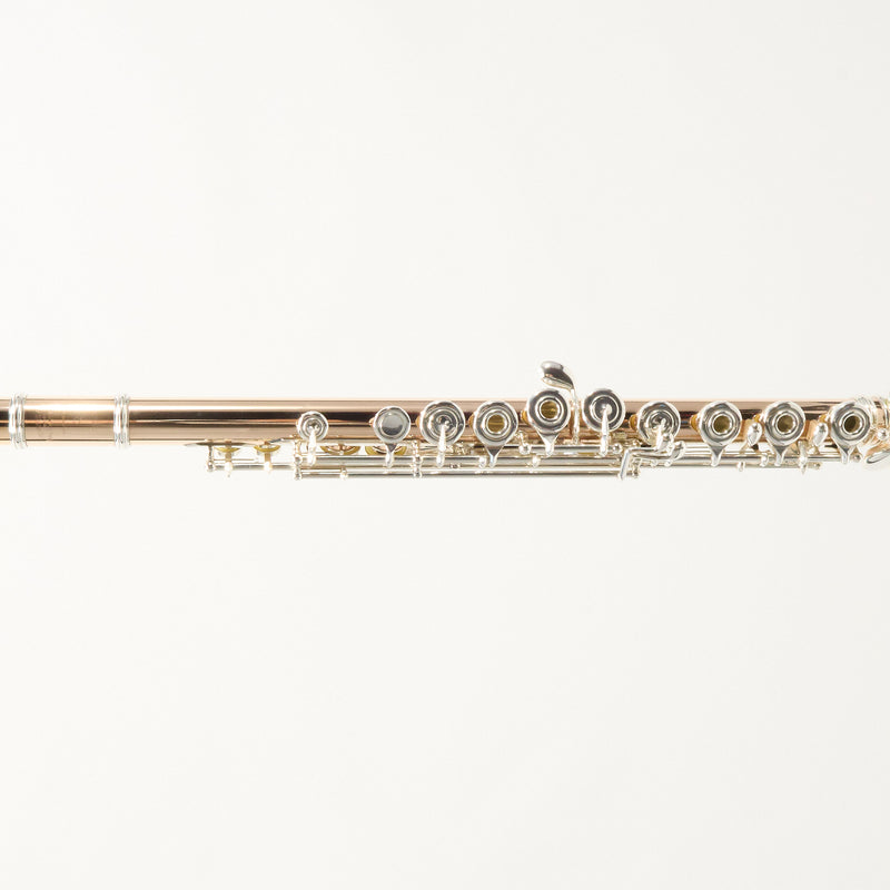 William S. Haynes Q-Fusion 9K Gold Flute with Offset G, B Foot SN 9827 OPEN BOX- for sale at BrassAndWinds.com