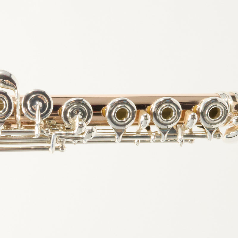 William S. Haynes Q-Fusion 9K Gold Flute with Offset G, B Foot SN 9827 OPEN BOX- for sale at BrassAndWinds.com