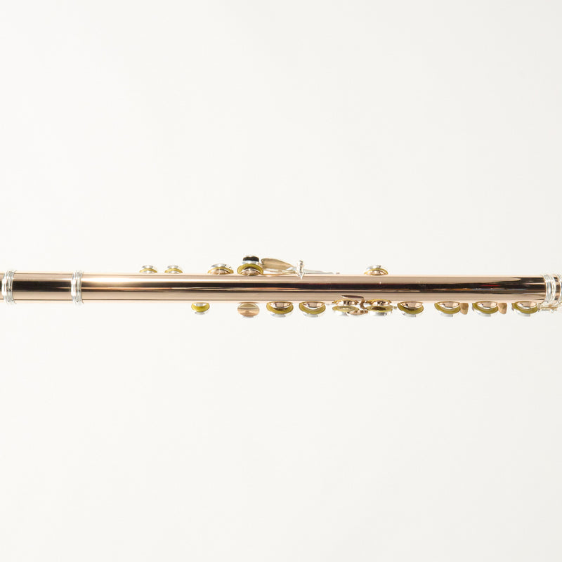 William S. Haynes Q-Fusion 9K Gold Flute with Offset G, B Foot SN 9827 OPEN BOX- for sale at BrassAndWinds.com