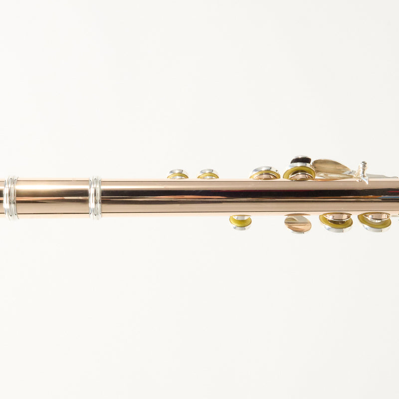 William S. Haynes Q-Fusion 9K Gold Flute with Offset G, B Foot SN 9827 OPEN BOX- for sale at BrassAndWinds.com