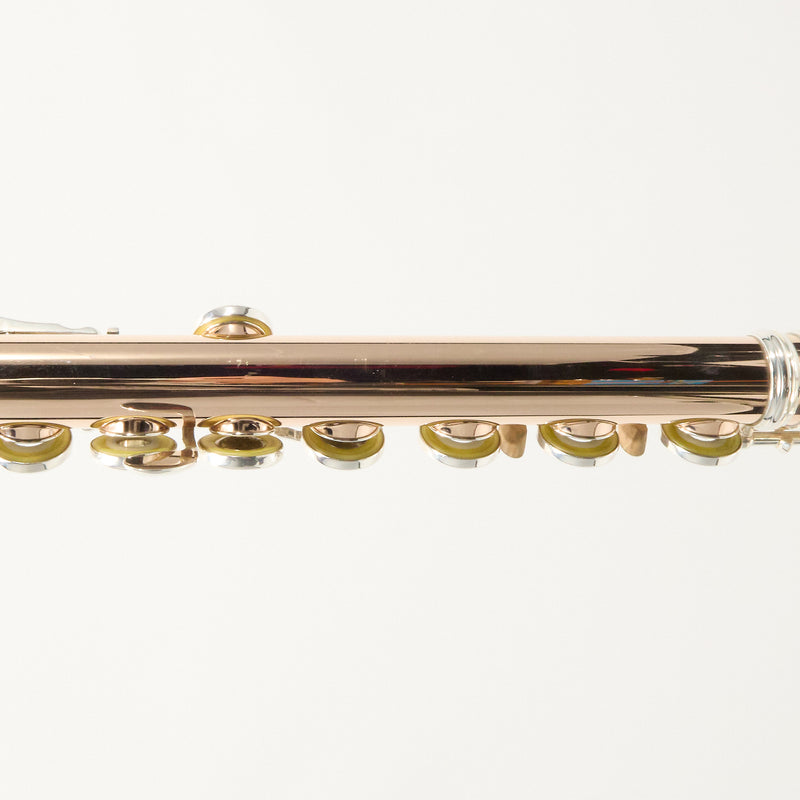William S. Haynes Q-Fusion 9K Gold Flute with Offset G, B Foot SN 9827 OPEN BOX- for sale at BrassAndWinds.com