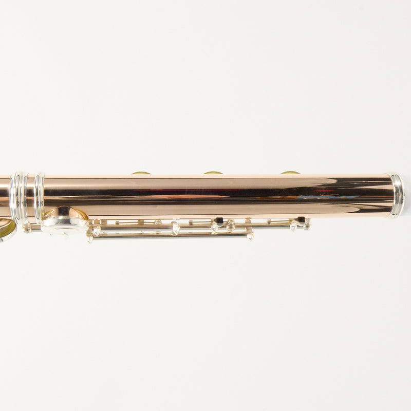 William S. Haynes Q-Fusion 9K Gold Flute with Offset G, B Foot SN 9827 OPEN BOX- for sale at BrassAndWinds.com