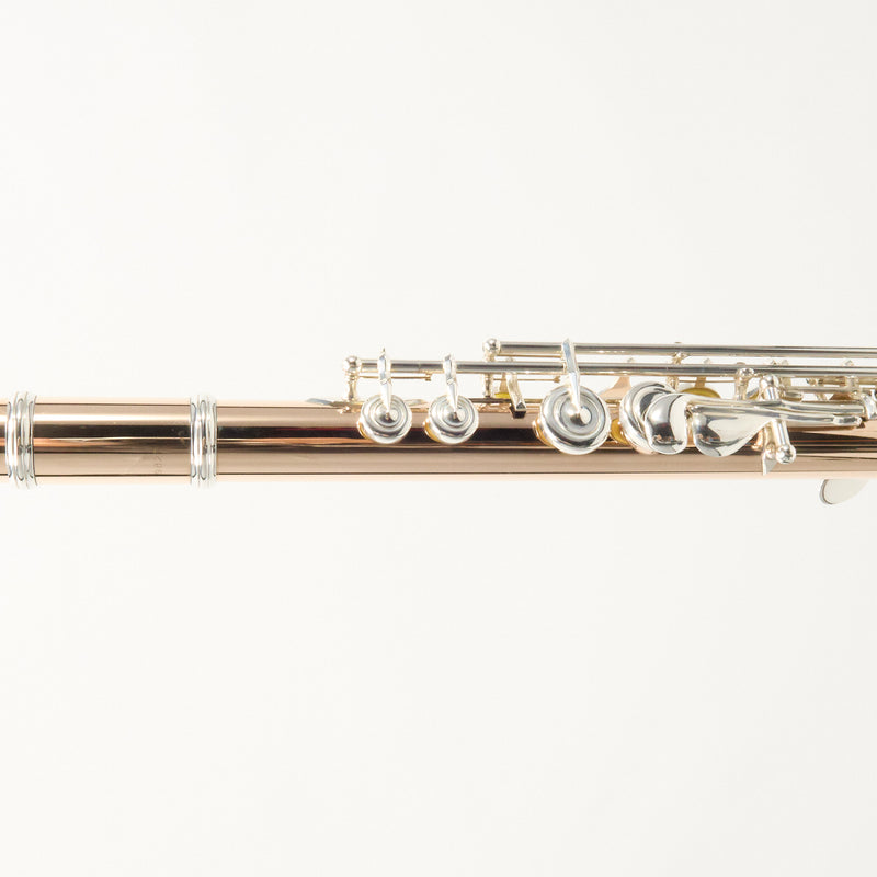 William S. Haynes Q-Fusion 9K Gold Flute with Offset G, B Foot SN 9827 OPEN BOX- for sale at BrassAndWinds.com