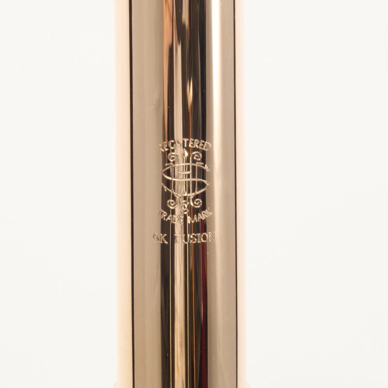 William S. Haynes Q-Fusion 9K Gold Flute with Offset G, B Foot SN 9827 OPEN BOX- for sale at BrassAndWinds.com