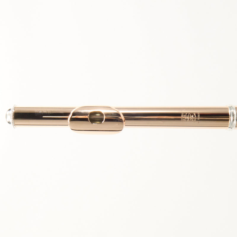 William S. Haynes Q-Fusion 9K Gold Flute with Offset G, B Foot SN 9827 OPEN BOX- for sale at BrassAndWinds.com