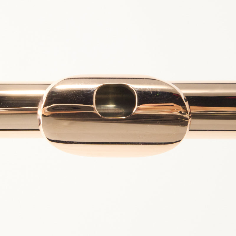 William S. Haynes Q-Fusion 9K Gold Flute with Offset G, B Foot SN 9827 OPEN BOX- for sale at BrassAndWinds.com