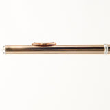 William S. Haynes Q-Fusion 9K Gold Flute with Offset G, B Foot SN 9827 OPEN BOX- for sale at BrassAndWinds.com
