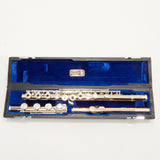 William S. Haynes Q-Fusion 9K Gold Flute with Offset G, B Foot SN 9827 OPEN BOX- for sale at BrassAndWinds.com