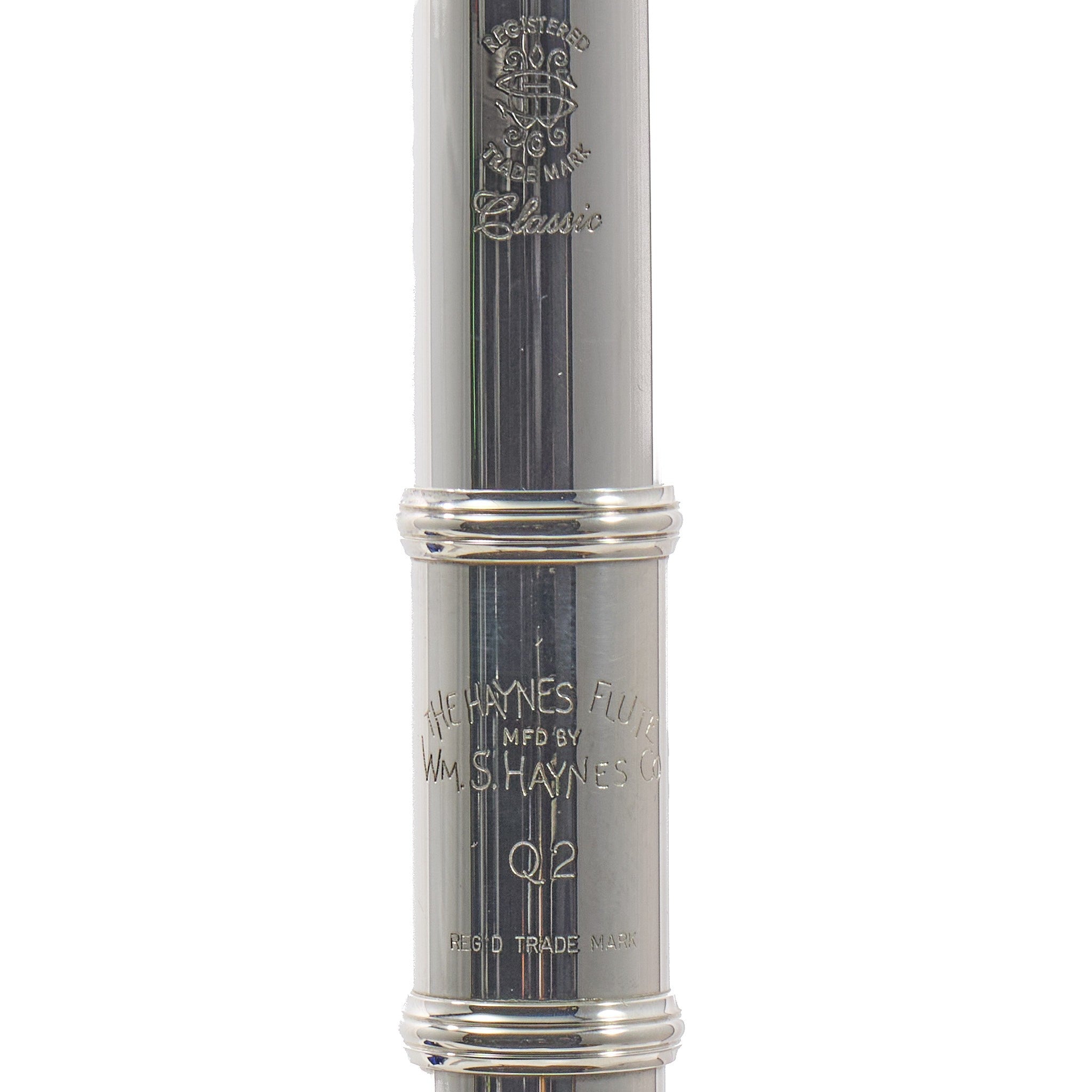 William S. Haynes Q2 Flute with B Foot, Open Holes, Offset G
