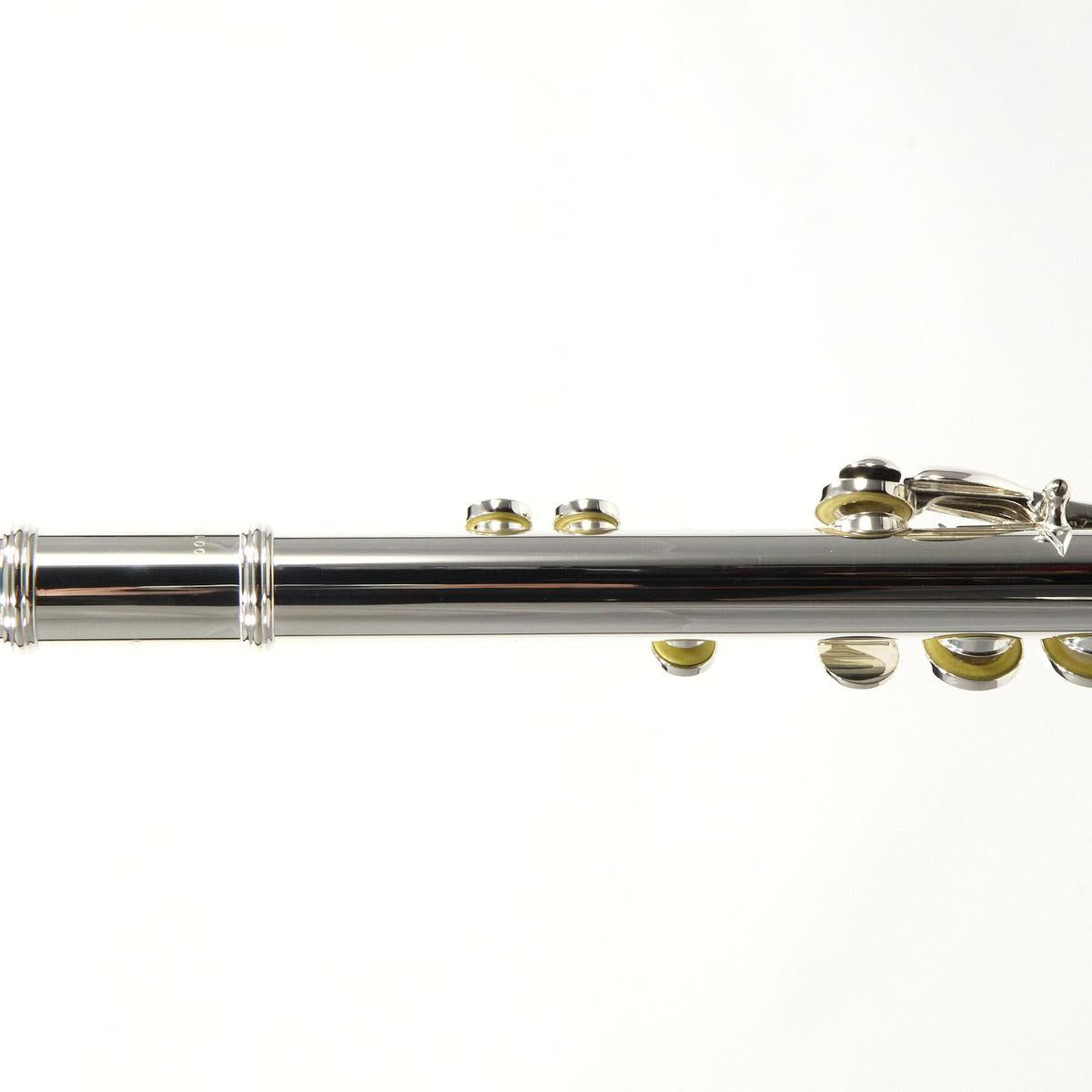 William S. Haynes Q2 OEB 14KR Intermediate Silver Flute with 14K Gold Riser