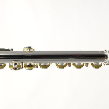 William S. Haynes Q2 OEB 14KR Intermediate Silver Flute with 14K Gold Riser