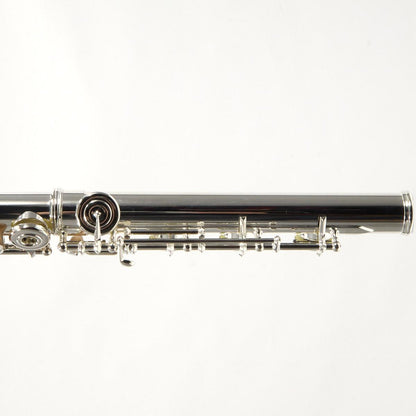 William S. Haynes Q2 OEB 14KR Intermediate Silver Flute with 14K Gold Riser
