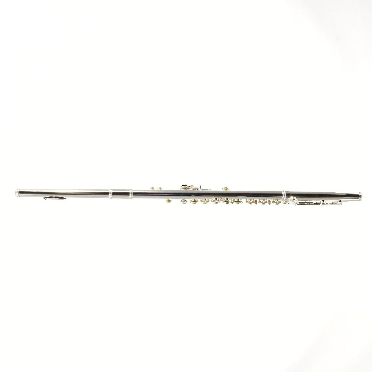 William S. Haynes Q2 OEB 14KR Intermediate Silver Flute with 14K Gold Riser