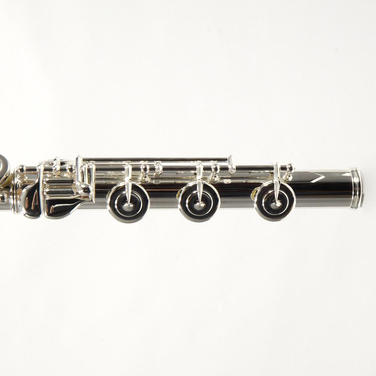 William S. Haynes Q2 OEB 14KR Intermediate Silver Flute with 14K Gold Riser