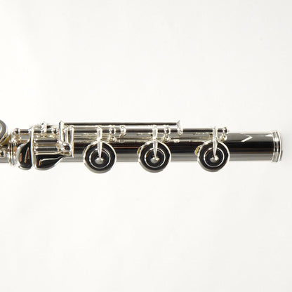 William S. Haynes Q2 OEB 14KR Intermediate Silver Flute with 14K Gold Riser