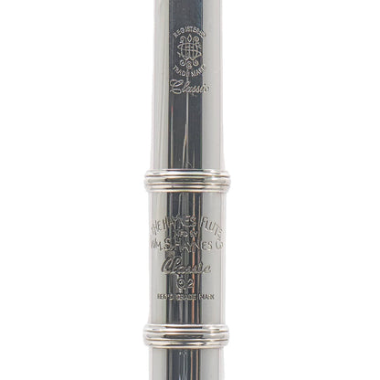William S. Haynes Q2 Professional Solid Silver Flute with Classic Headjoint