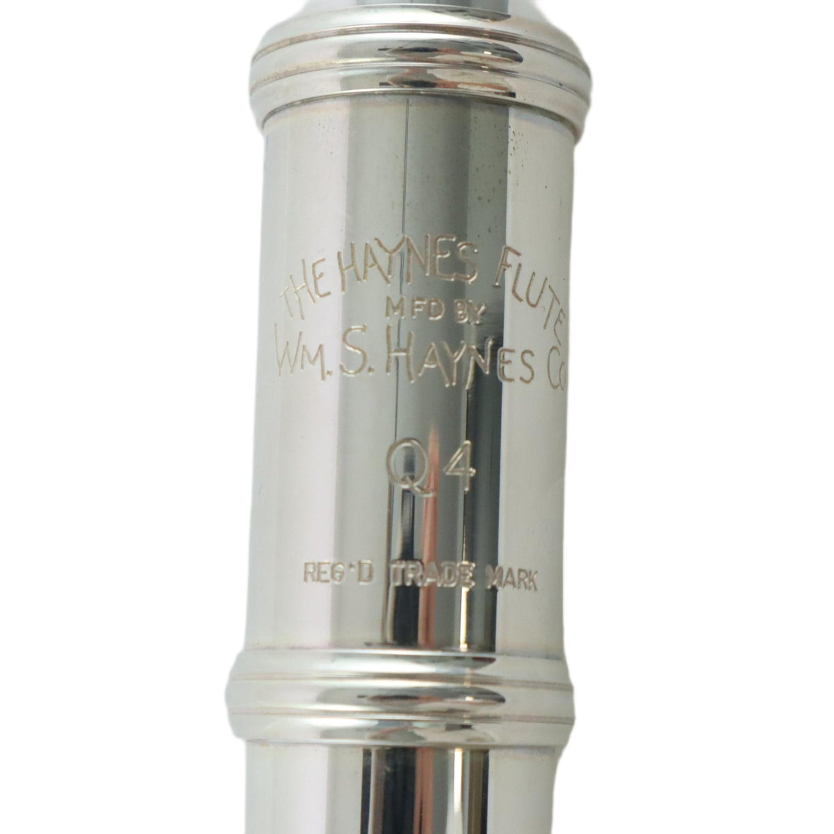 William S. Haynes Q4 OB AGRN Handmade Solid Silver Flute