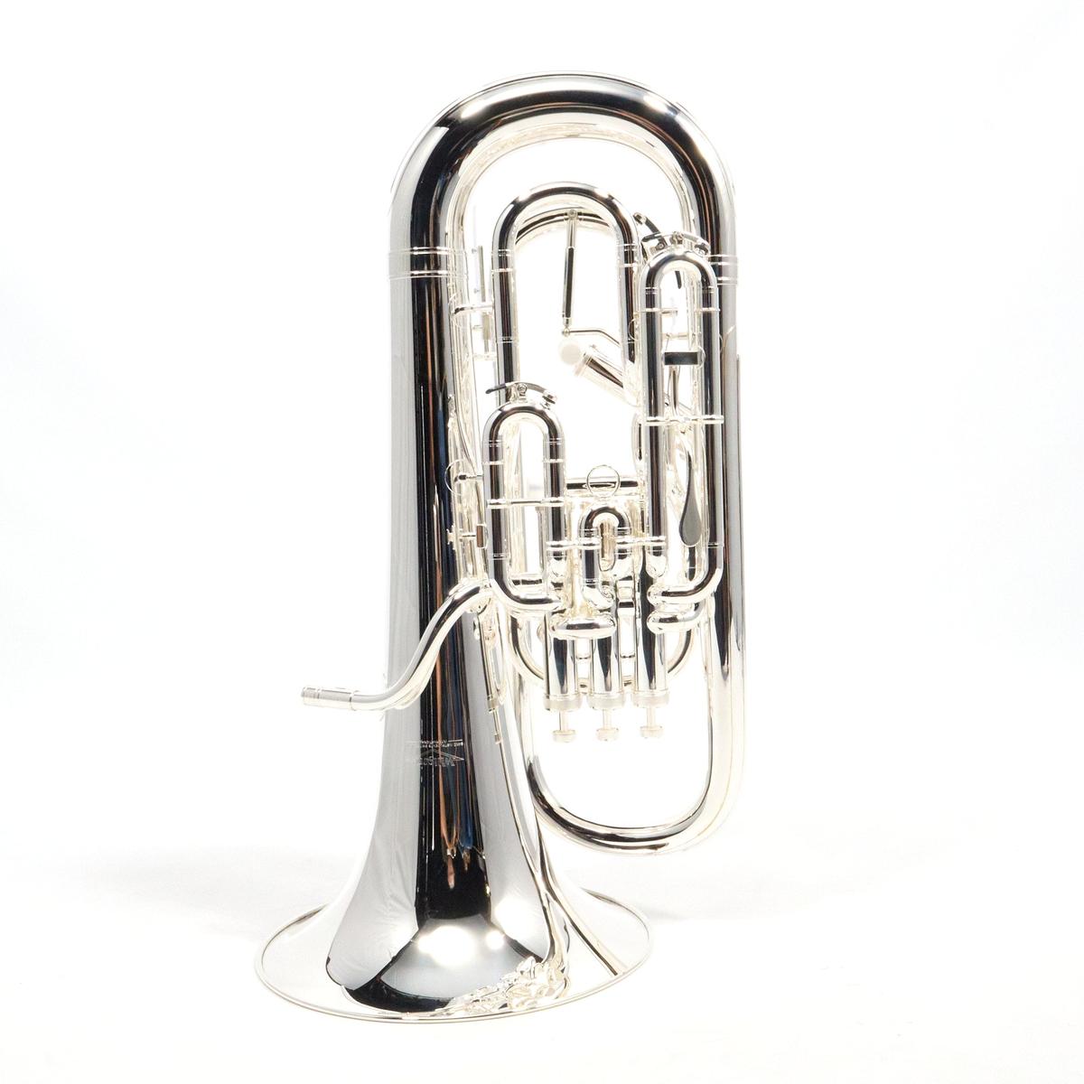 Willson 2950TA4/3T-S Compensating Euphonium with Trigger in Silver Plate