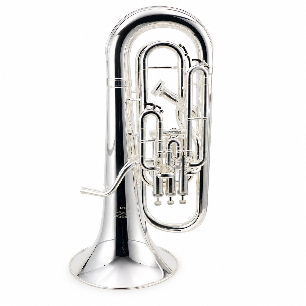 Willson K56S K-Series Bb 4-Valve Compensating Euphonium in Silver Plate