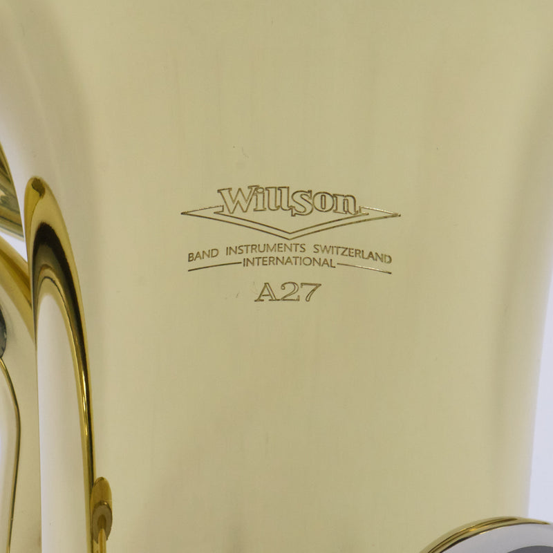 Willson Model A27 A-Series 3-Valve Compensating Euphonium SN A10050 OPEN BOX- for sale at BrassAndWinds.com