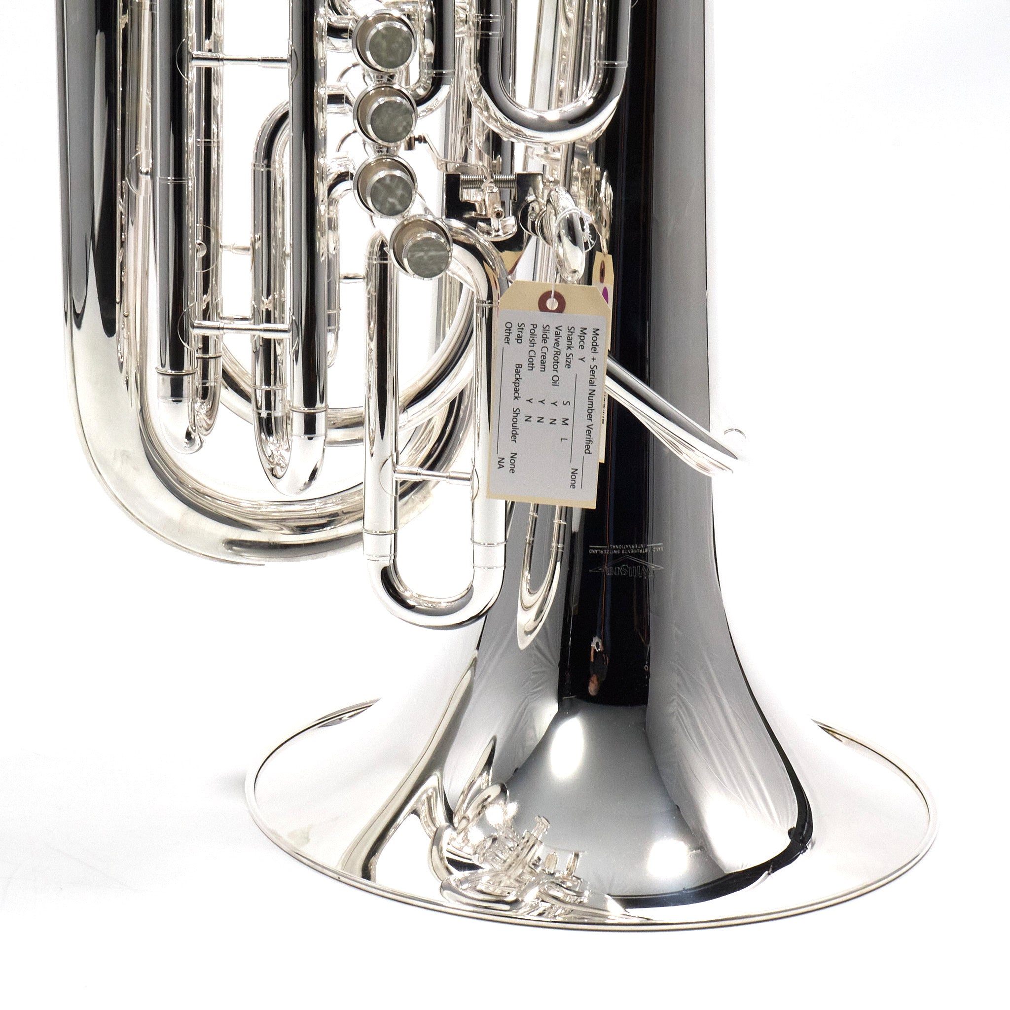 Willson WTU3400SFA5-S 'Gabriel Capet' Compact EEb Tuba in Silver Plate