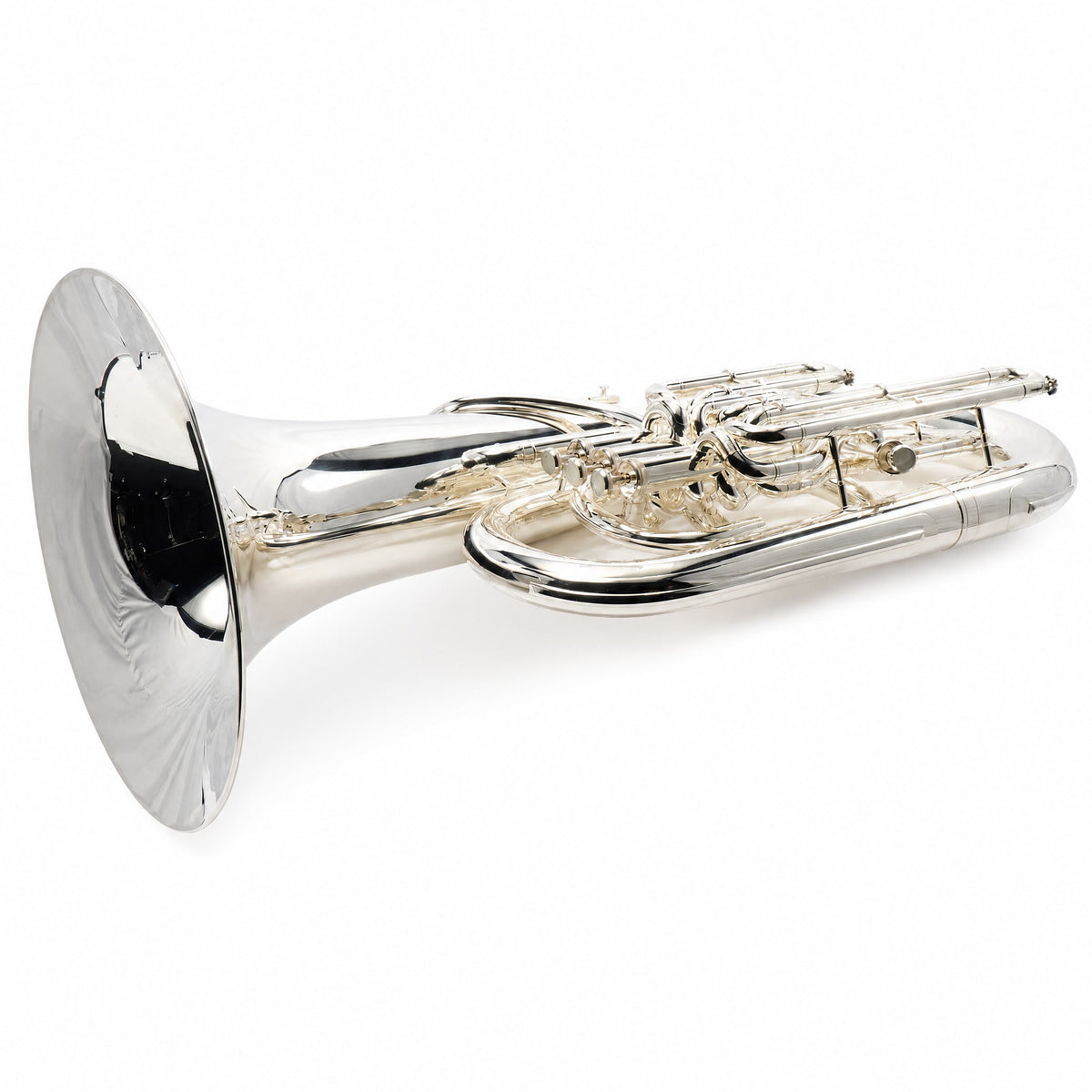 Willson WTU3400TA4-S 'Brass Band' Compensating Eb Tuba in Silver Plate