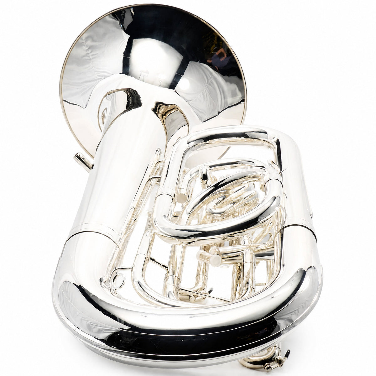 Willson WTU3400TA4-S 'Brass Band' Compensating Eb Tuba in Silver Plate