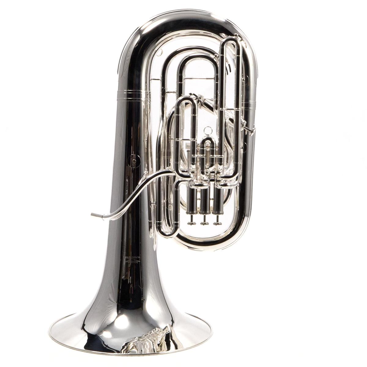Willson WTU3400TA4-S 'Brass Band' Compensating Eb Tuba in Silver Plate