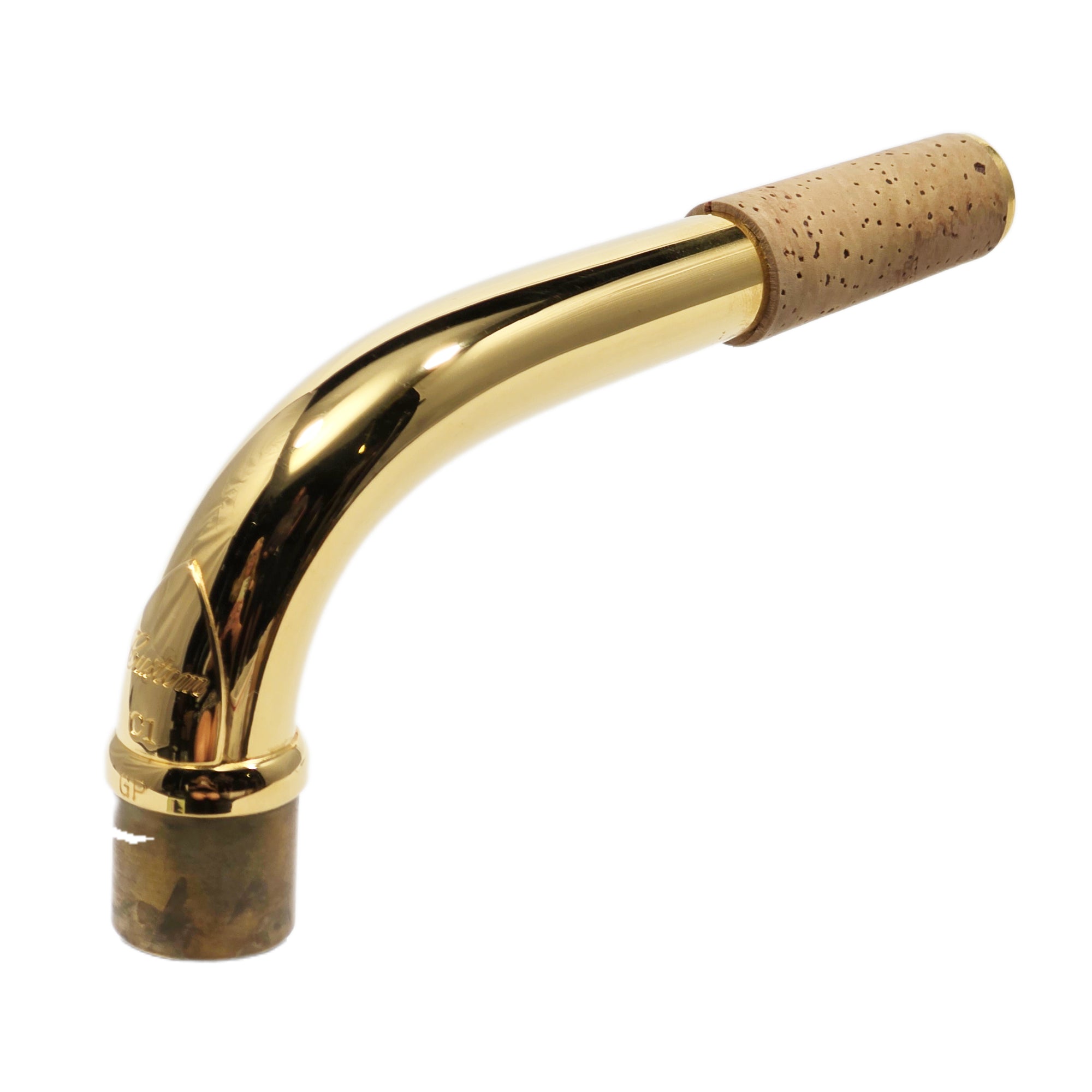 Yamaha C1 Series Baritone Saxophone Neck in Gold Plate