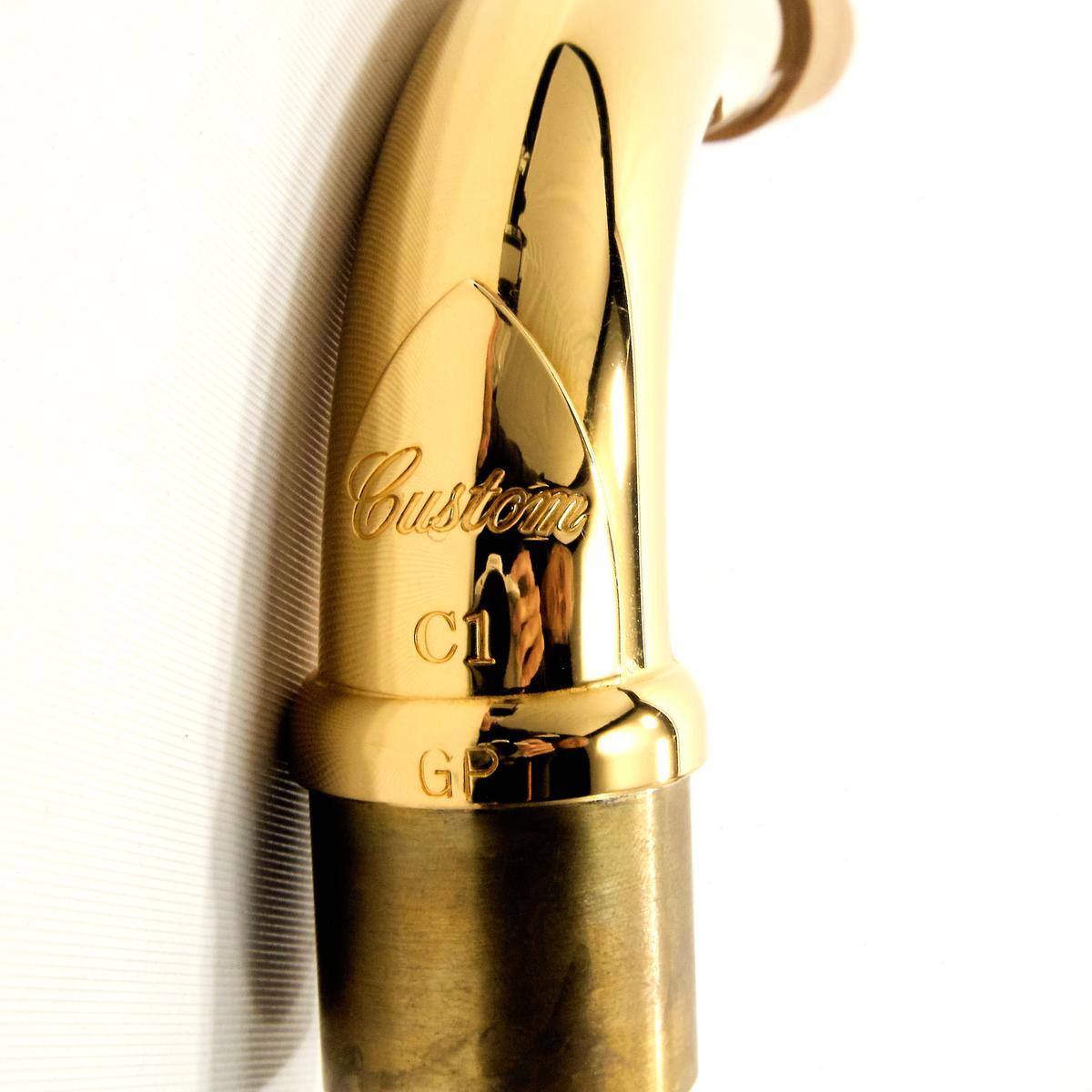 Yamaha C1 Series Baritone Saxophone Neck in Gold Plate