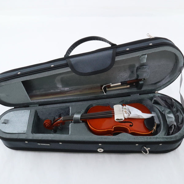 Yamaha Model AV5-116SC 1/16 Size Student Violin Outfit Includes Case and Bow MINT CONDITION- for sale at BrassAndWinds.com