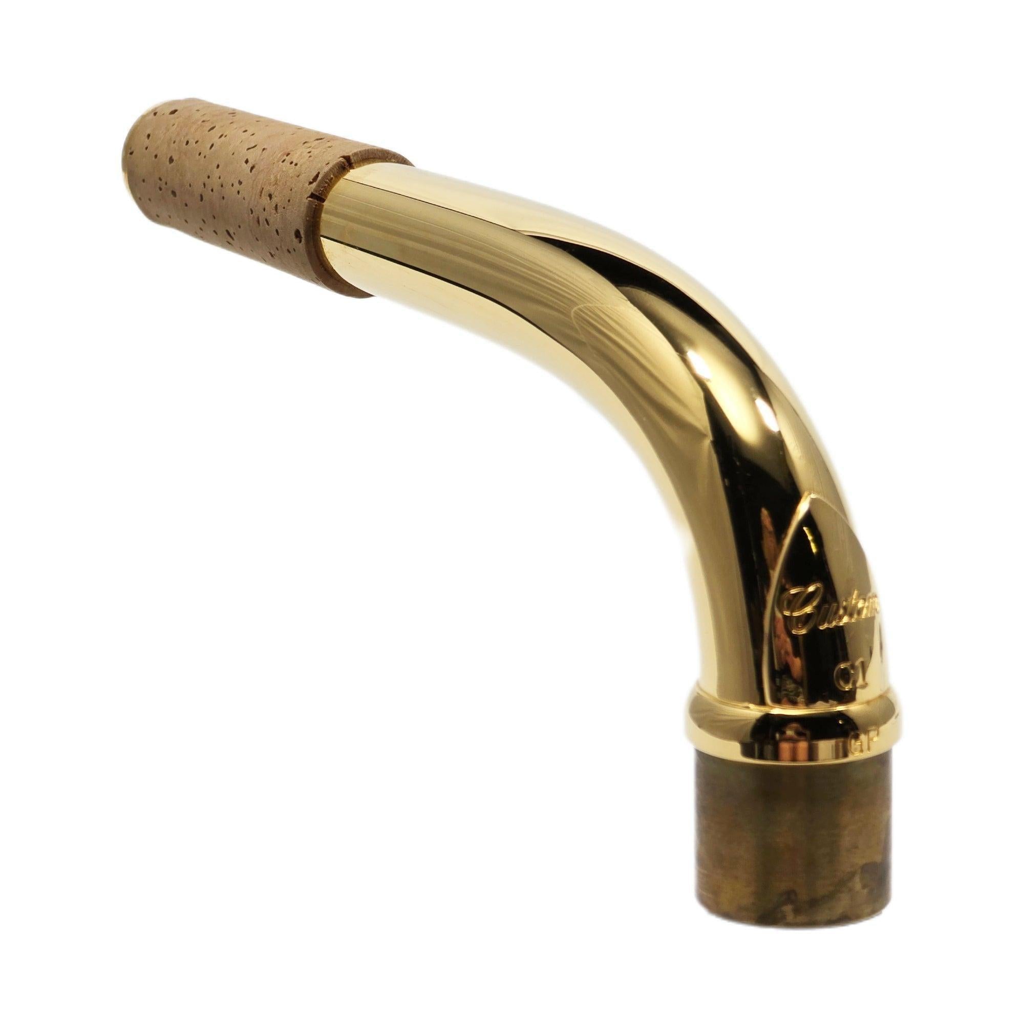 Yamaha Model YAC SN-BC1GP C1 Series Baritone Saxophone Neck in Gold Plate SUPERB