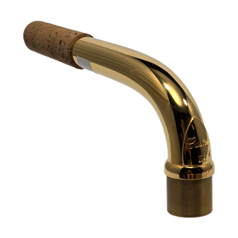 Yamaha Model YAC SN-BE1GP E1 Series Gold Plated Baritone Saxophone Neck SUPERB- for sale at BrassAndWinds.com