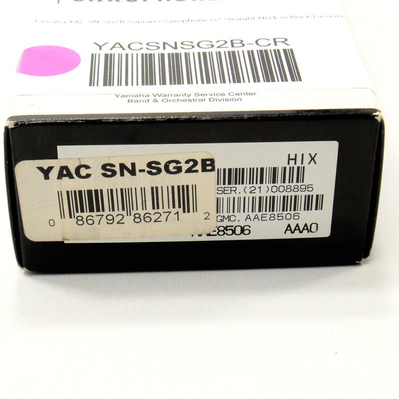 Yamaha Model YAC SN-SG2B G2 Straight Soprano Saxophone Neck in Black Lacquer SUPERB- for sale at BrassAndWinds.com