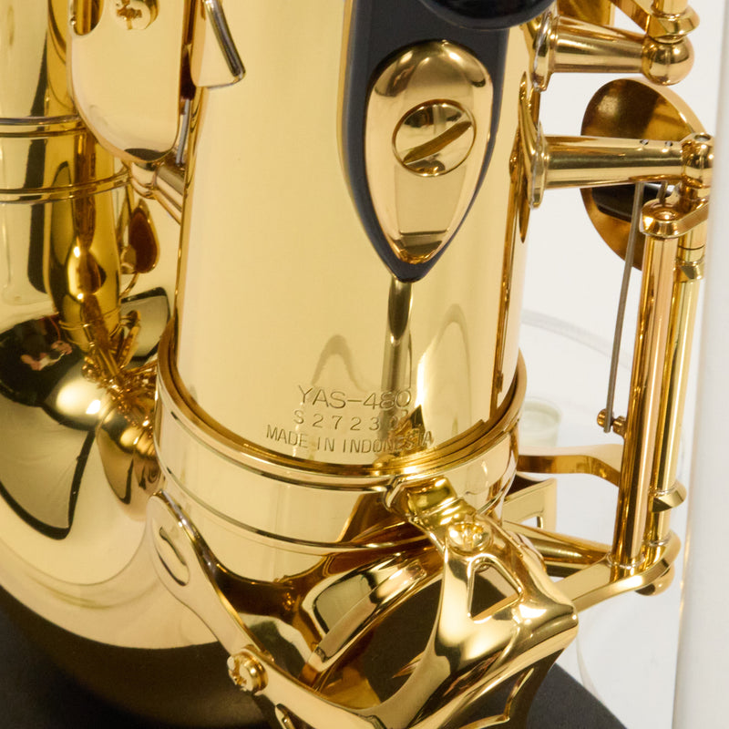 Yamaha Model YAS-480 Intermediate Alto Saxophone SN S27230 SUPERB- for sale at BrassAndWinds.com