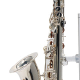 Yamaha Model YAS-480S Intermediate Alto Saxophone in Silver Plate MINT CONDITION- for sale at BrassAndWinds.com