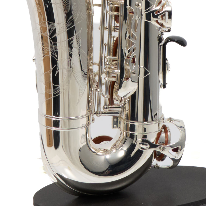 Yamaha Model YAS-480S Intermediate Alto Saxophone in Silver Plate MINT CONDITION- for sale at BrassAndWinds.com