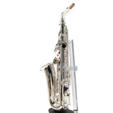 Yamaha Model YAS-480S Intermediate Alto Saxophone in Silver Plate MINT CONDITION- for sale at BrassAndWinds.com