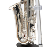 Yamaha Model YAS-480S Intermediate Alto Saxophone in Silver Plate MINT CONDITION- for sale at BrassAndWinds.com