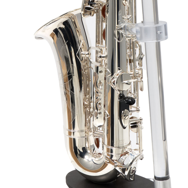 Yamaha Model YAS-480S Intermediate Alto Saxophone in Silver Plate MINT CONDITION- for sale at BrassAndWinds.com