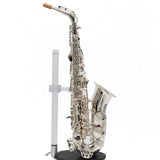 Yamaha Model YAS-480S Intermediate Alto Saxophone in Silver Plate MINT CONDITION- for sale at BrassAndWinds.com