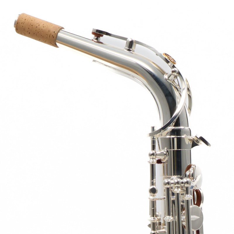 Yamaha Model YAS-480S Intermediate Alto Saxophone in Silver Plate MINT CONDITION- for sale at BrassAndWinds.com