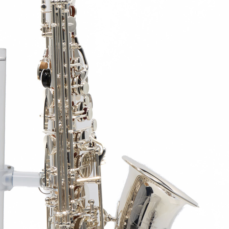 Yamaha Model YAS-480S Intermediate Alto Saxophone in Silver Plate MINT CONDITION- for sale at BrassAndWinds.com